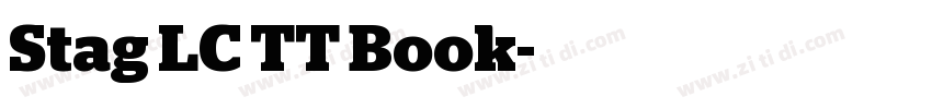 Stag LC TT Book字体转换 Stag LC TT Book字体转换